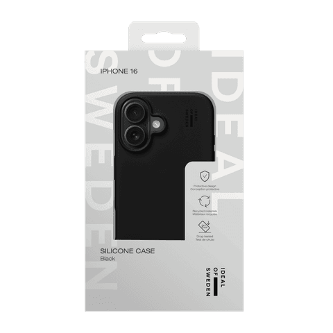 Silicone Case iPhone 16 - Black