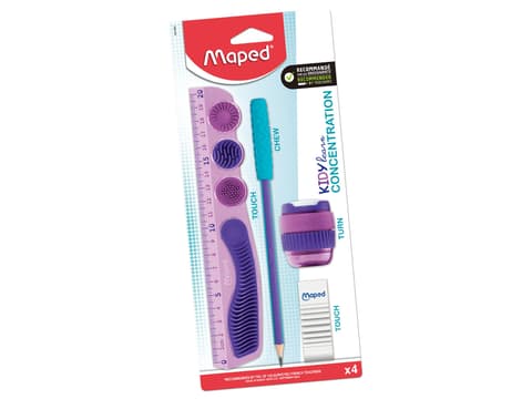 Koolitarvete komplekt Maped Kidy Learn lilla