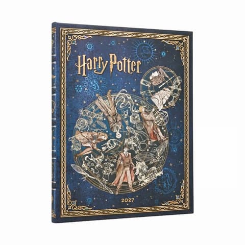 2027 Paperblanks Märkmik 12-kuud ULTRA  horizontaalne, Legends of  Hogwarts Diary