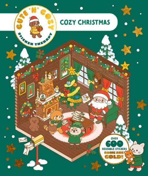 Cozy Christmas: Over 500 Reusable Stickers!