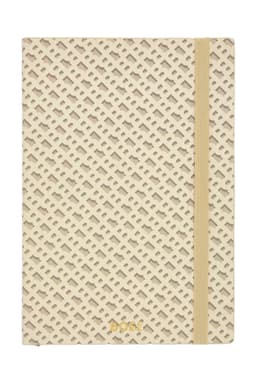 Märkmik A5 BOSS Monogram Cream, jooneline sisu