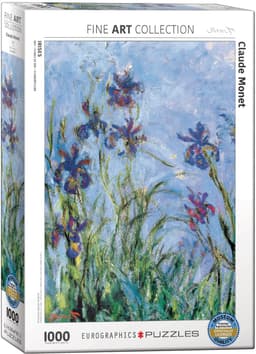 Pusle 1000 tk Irises by Monet (Detail)