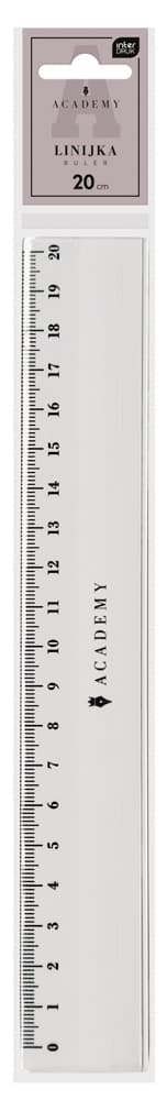 Joonlaud 20 cm Academy, plastik