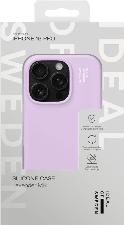 Silicone Case iPhone 16 Pro - Lavender Milk