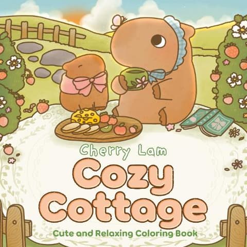 Cozy Cottage: Cute and Relaxing Coloring Book