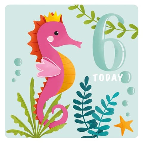 KUKU Kaart Laste Wild Side 6 Seahorse