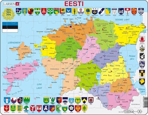 Pusle Eesti kaart