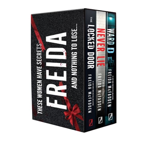 Freida McFadden 3 Book Boxed Set 2 Never Lie, Ward D and Locked Door