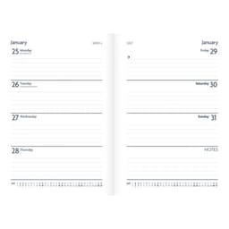 2027 Kalendermärkmik Fashion Diary Purple Soft Touch A5 Diary