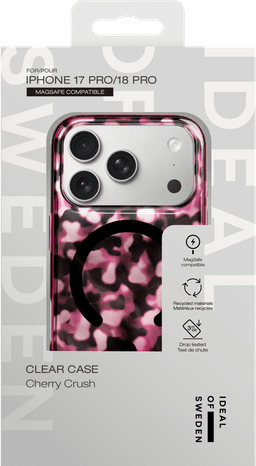 Clear Case iPhone 17 Pro/18 Pro - Cherry Cruch MagSafe