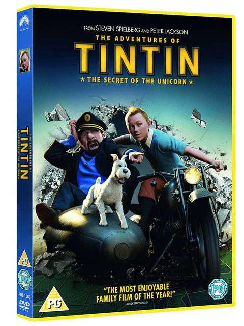 DVD The Adventures of Tintin: The Secret of the Unicorn