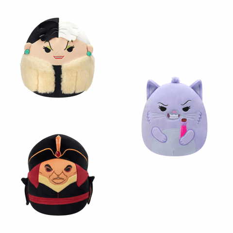 SQUISHMALLOWS DISNEY Villains Plush, 20 cm ast W25