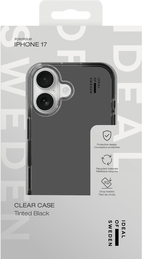Clear Case iPhone 17 - Tinted Black