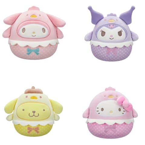 SQUISHMALLOWS Hello Kitty Pehme mänguasi Easter edition,12 cm, assortii