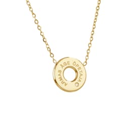 Kaelakee ÄGE ARMAS ÕPETAJA / ALATI ME SÜDAMES kulla värvi