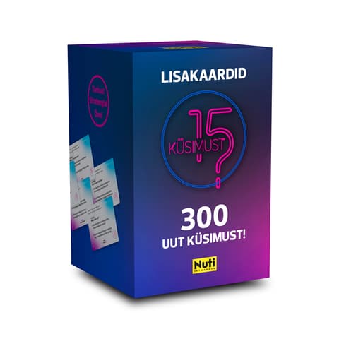 Lauamäng 15 küsimust lisakaardid