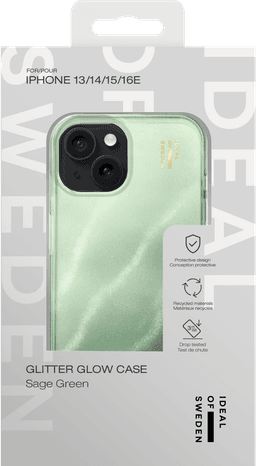 Clear Case iPhone 13/14/15/16E - Sage Green