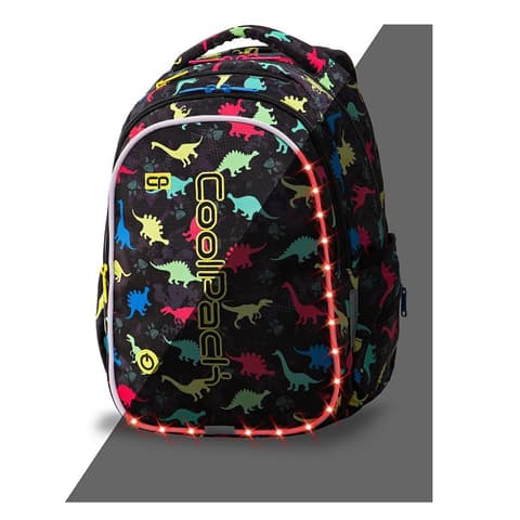 CoolPack seljakott Joy M LED Dinosaurs, 23 l