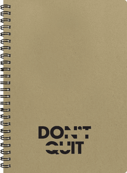 Memo Eco kaantega kaustik "Don´t quit"