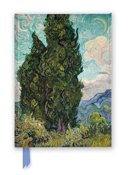Märkmik Vincent Van Gogh: Cypresses (Foiled Journal)