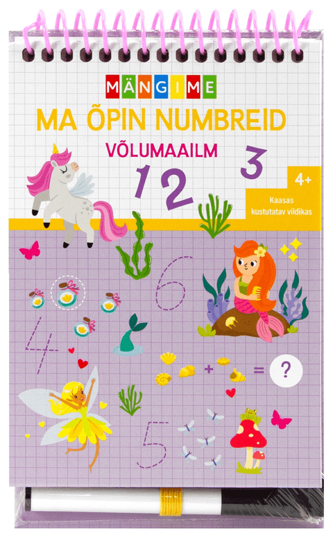 Ma õpin numbreid. Võlumaailm 4+