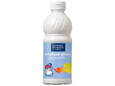 Akrüülvärv LB Enfants Glossy 500ml 001 white