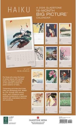 Seinakalender 2026 Haiku Dlx W