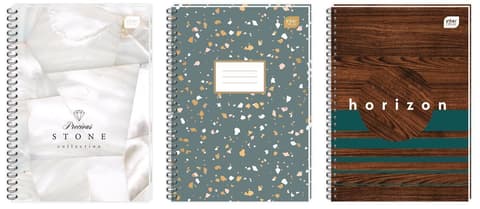 Spiraalkaustik A4 100 lehte jooneline, assortii