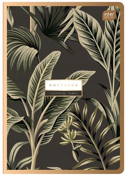 Kaustik A5 SATIN GOLD 80 lehte ruuduline, kaas kuldse läikega