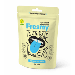 Fresmy rohemündimaitselised hambapesutabletid, 124 tk