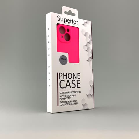 TPU Liquid silicone iPhone 14 roosa
