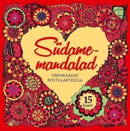 Südamemandalad. Värviraamat postkaartidega