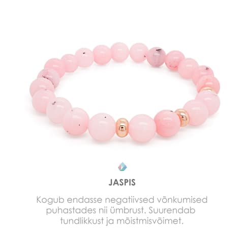 Pärlipesa käevõru Jaspis Cherry Blossom 8mm M