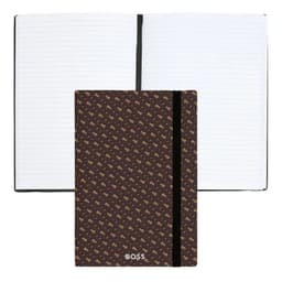Märkmik A5 BOSS Monogram Camel, jooneline sisu