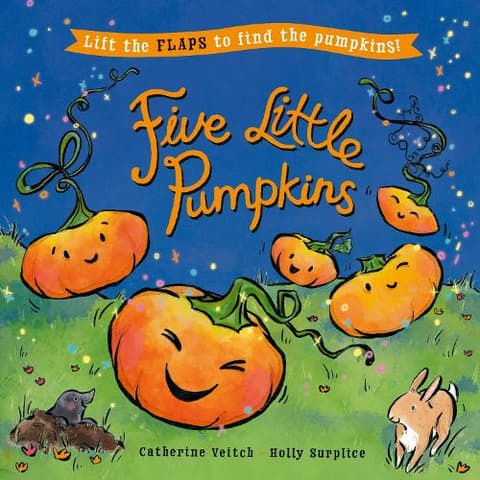Five Little Pumpkins: A lift-the-flap Halloween picture book