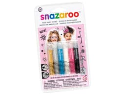 Näovärvi pulkade komplekt Snazaroo 6tk Glitter