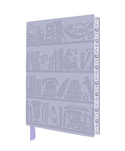 Moomin Bookshelves Artisan Art Notebook (Flame Tree Journals)