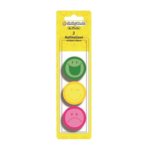 Märkmepaber 3tk Smiley