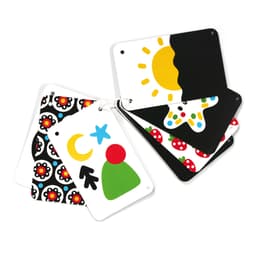 Kontrastsed beebikaardid rõngaga 0–3