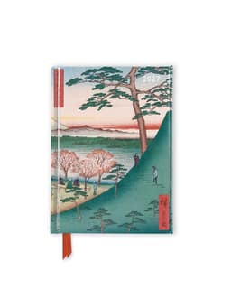 Kalendermärkmik Utagawa Hiroshige: Meguro 2027 Luxury Pocket Diary Planner - Week to View