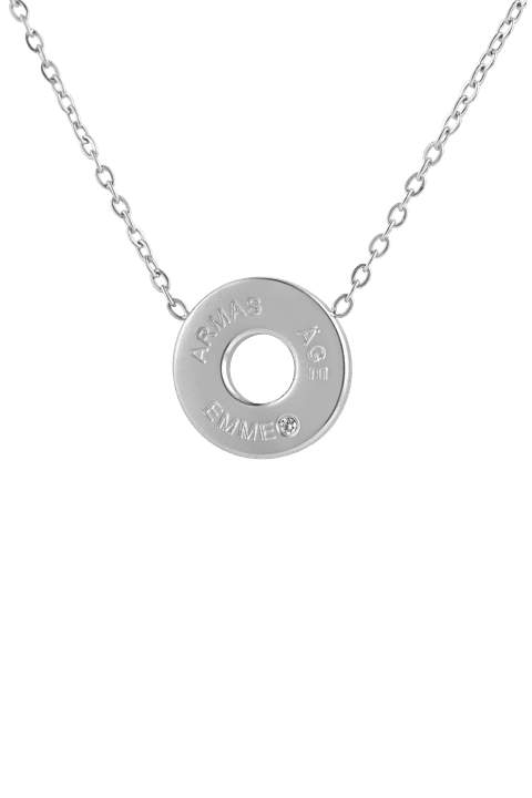 Kaelakee ÄGE ARMAS EMME / ALATI ME SÜDAMES hõbe värvi