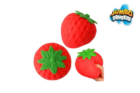 MANEN Pigistatav Jumbo maasikas 15 cm.