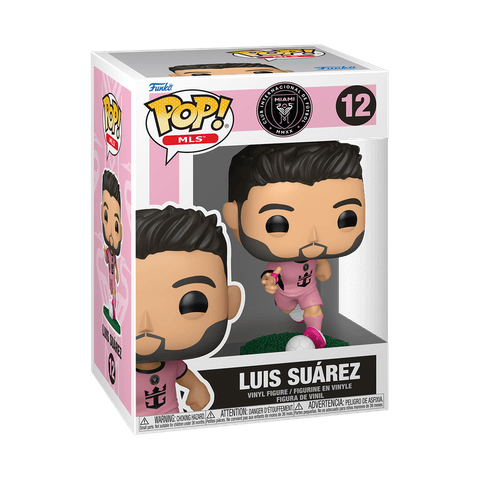 FUNKO POP! Inter Miami - Luis Suarez - Pink