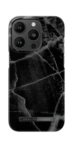 Fashion Case iPhone 14 Pro - Black Thunder Marble