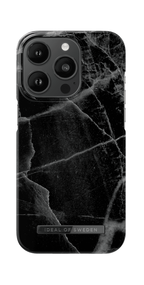 Fashion Case iPhone 14 Pro - Black Thunder Marble