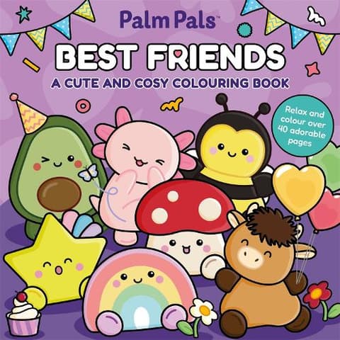Palm Pals Best Friends: A Cute and Cosy Colouring Book