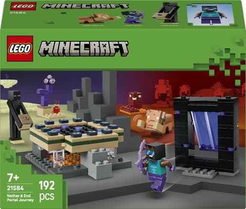 LEGO Minecraft Netheri ja lõpuportaali teekond