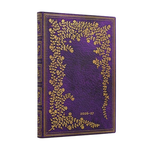 2027 Paperblanks Märkmik  18-kuud Flexis  MIDI horizontaalne,New York Rose