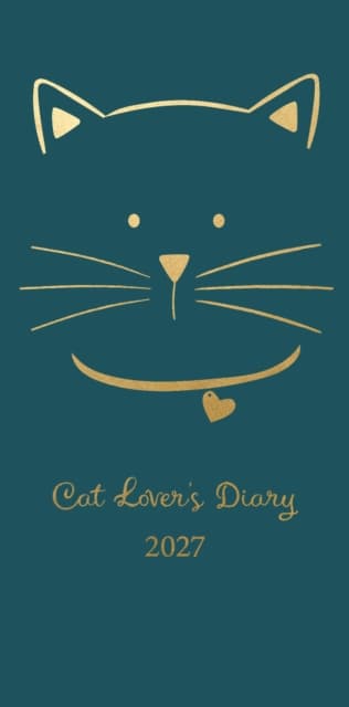 2027 Kalendermärkmik Fashion Diary Cat Lover Slim Diary