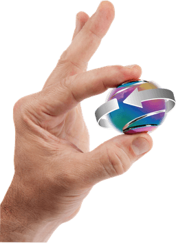 Bopster Spinner pall, Mitmevärviline metallik